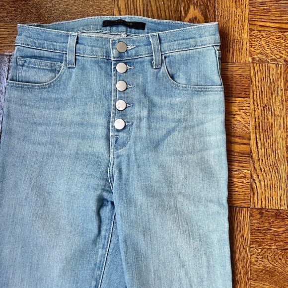 Lillie High Rise Crop Skinny in Cloudy - Picture 3 of 7